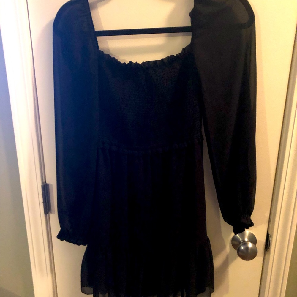 Aritzia Tempest Mini Dress - Black